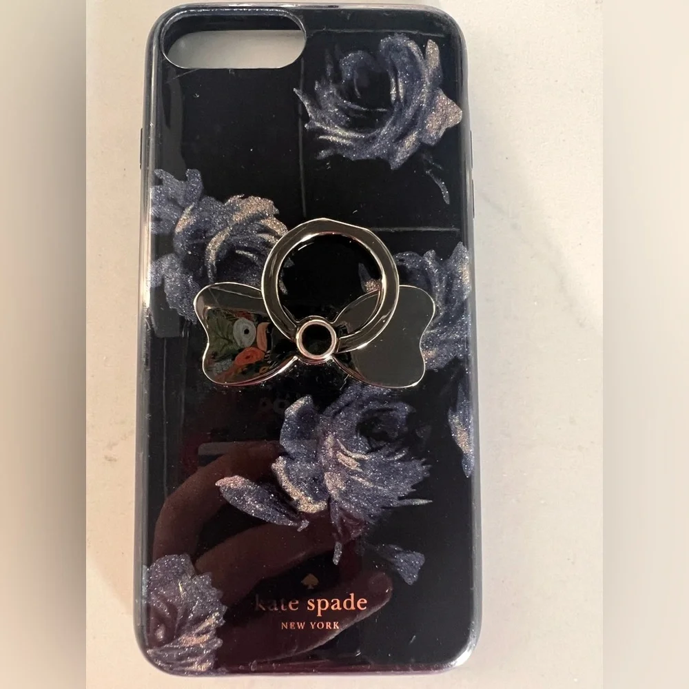 Kate Spade iPhone XR Case with Bow Phone Ring